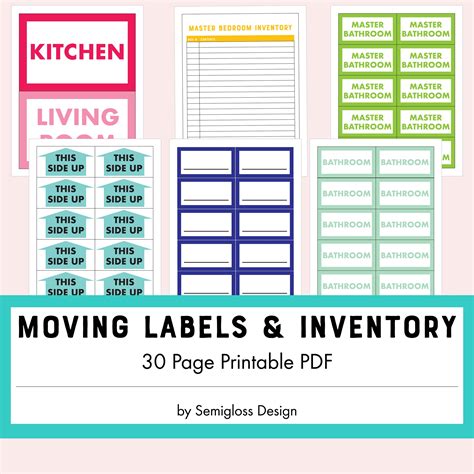 Inventory Labels Template 4