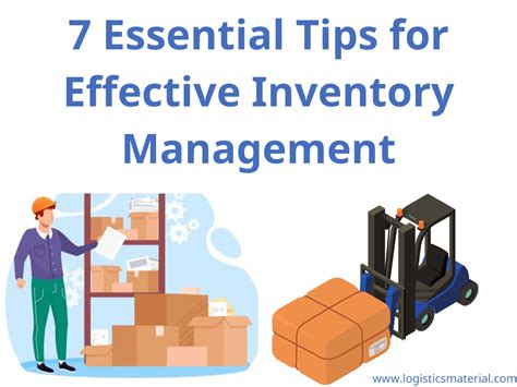 Inventory management tips