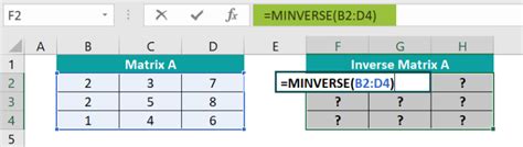 Invert selection in Excel formula example