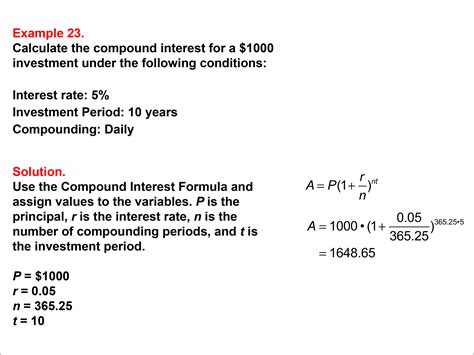 Investments with Daily Compound Interest