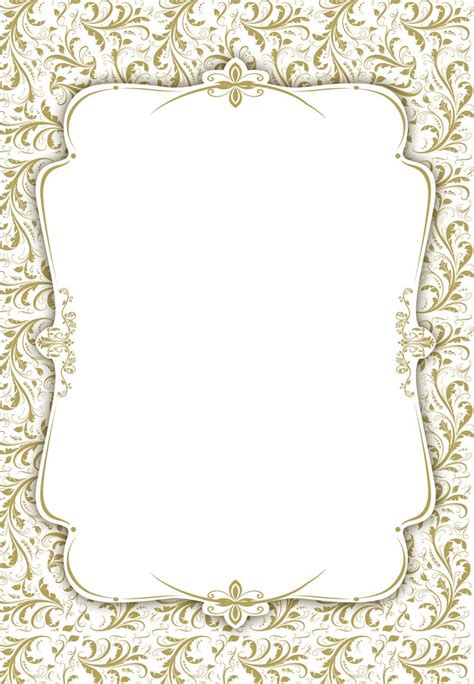 Invitation Card Blank Template 9