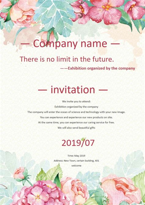 Invitation Template PowerPoint