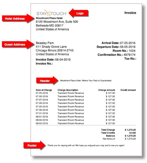 Invoice Footer Section