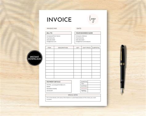 Invoice Label Templates