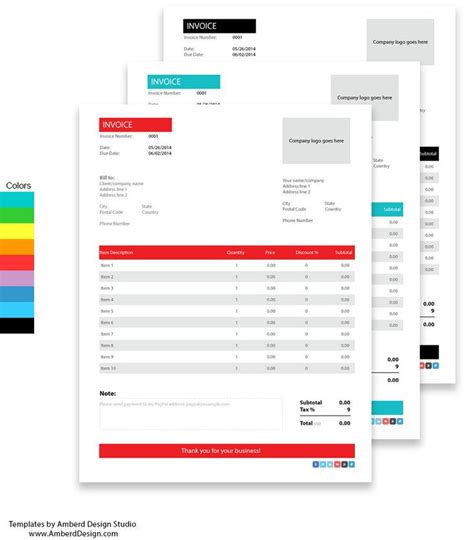 Invoice Template Designer