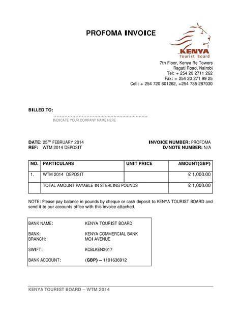 Invoice template Excel