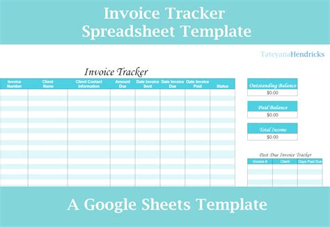 Invoice tracker Excel template gallery image 4