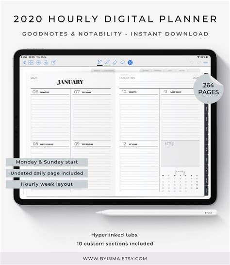 iPad Calendar Template