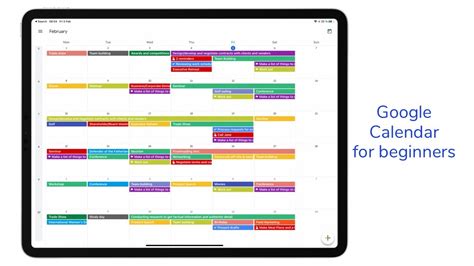 iPad Calendar Template Free