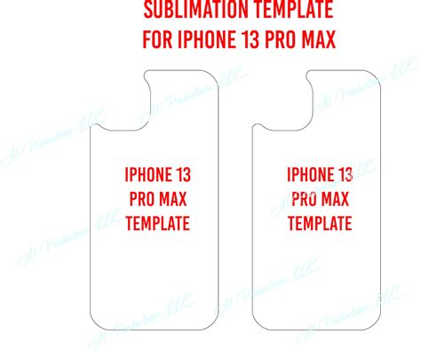 iPhone 13 Pro Max Case Template