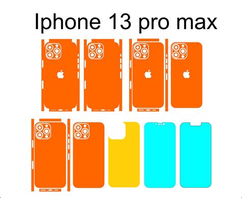 iPhone 13 Pro Max Skin Template Design 1