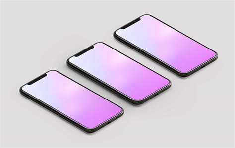 iPhone mockup template 1