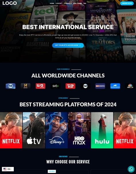 IPTV Website Template