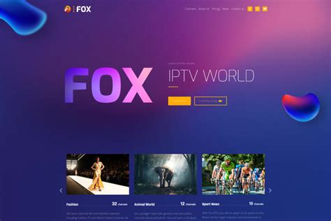 IPTV Website Template Conclusion