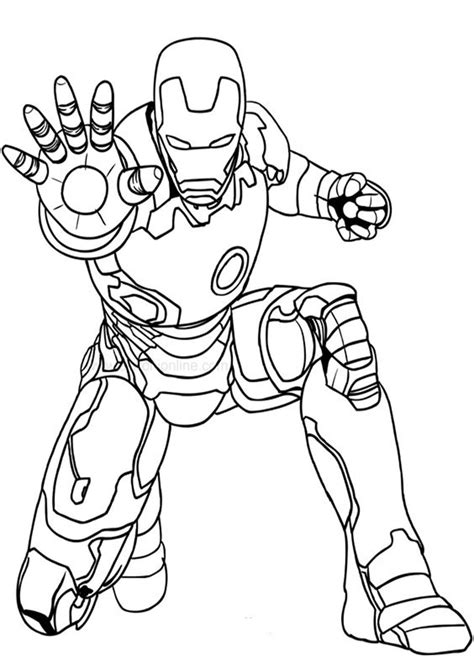 Benefits of Iron Man Coloring Pages for Kids