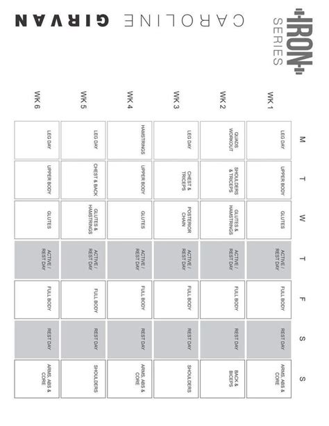 Iron Series Printable Calendar 2023