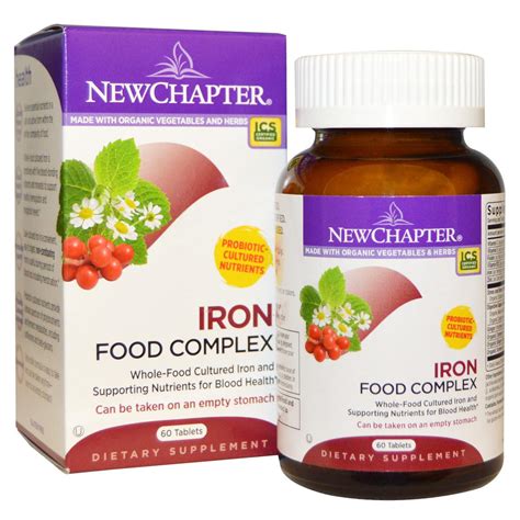 Iron supplements in a bottle