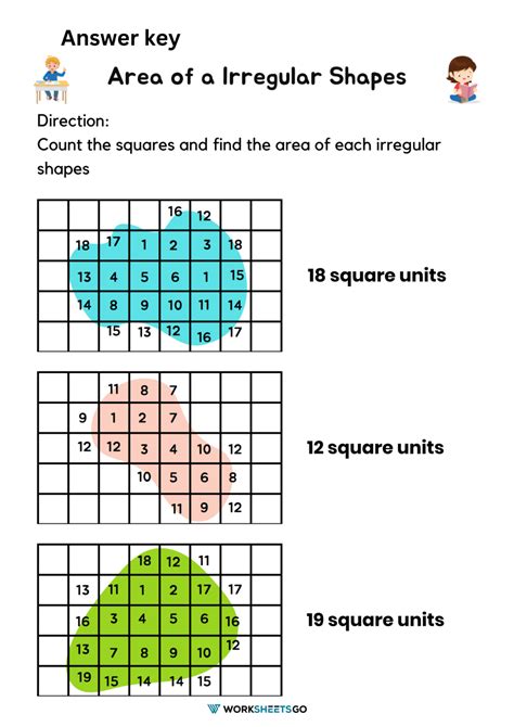 Description of Irregular Figures Worksheet Answer 10