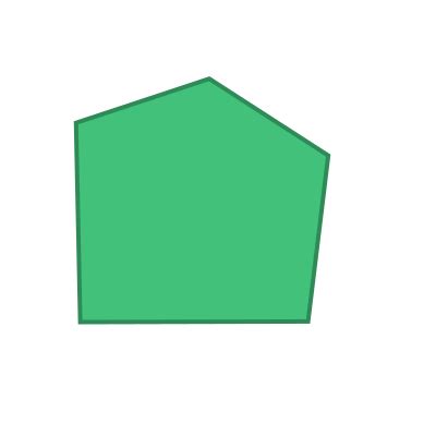 Irregular Pentagon Shape