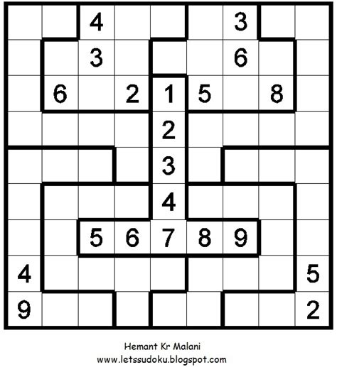 Irregular Sudoku Puzzle Tips