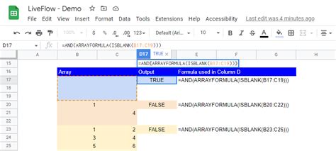 Using ISBLANK function in Excel