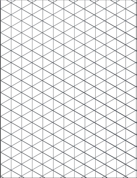 Example of Isometric Graph Paper