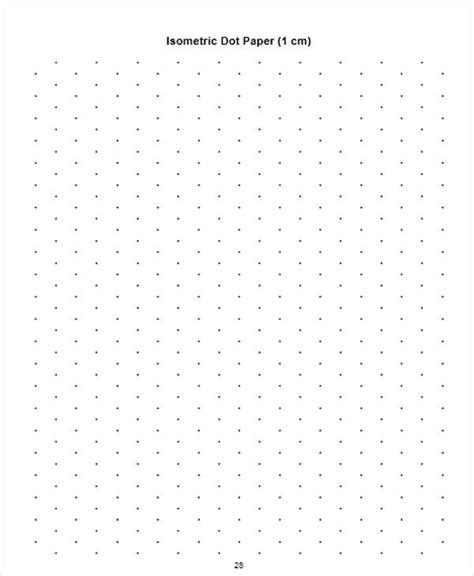 Isometric Paper Template