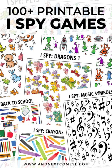 I Spy activities for kids