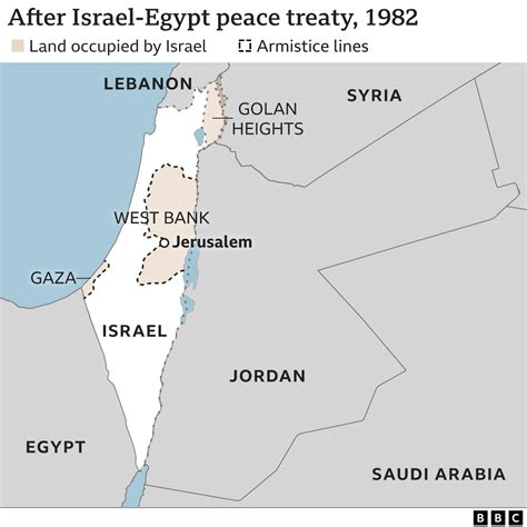 Map of Israel-Palestine border