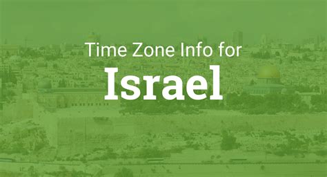 Israel Time Zone Impact