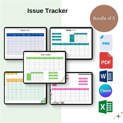 Issue Tracker Template PDF