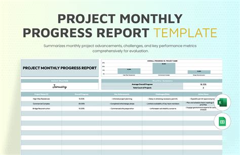 IT Project Progress Report Template