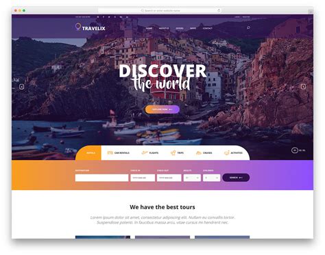 IT website template free