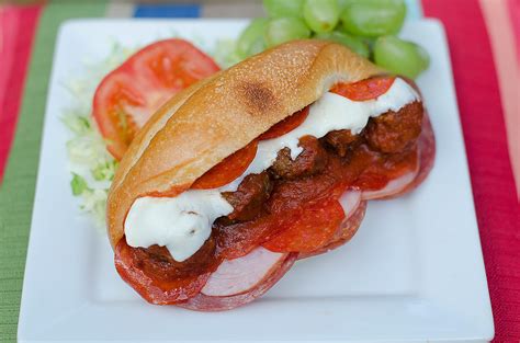 An Italian Stallion sub sandwich, complete with capicola and red pepper flakes