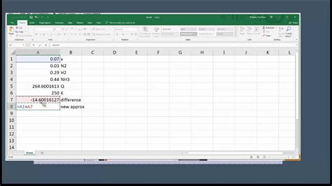 Iterative Calculation in Excel