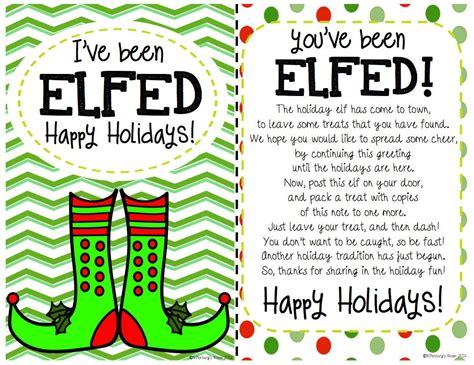 Ive Been Elfed Printable 1