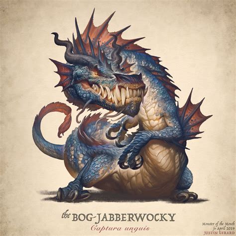 Jabberwocky monster illustration