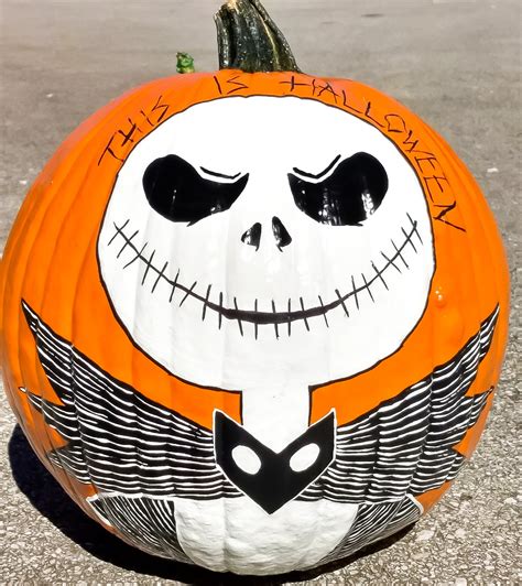 Jack Skellington Pumpkin Carving 10