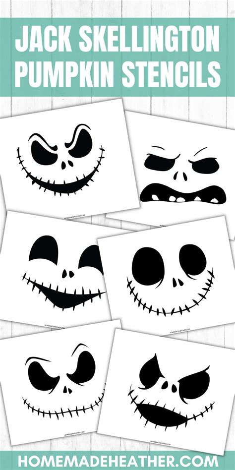 Stencil and Paint Jack Skellington Pumpkin