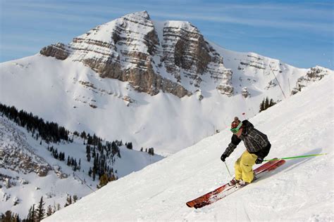 Skier in Jackson Hole Mountain Resort