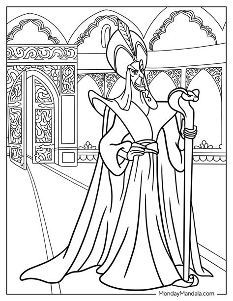 Jafar Descendants Coloring Page