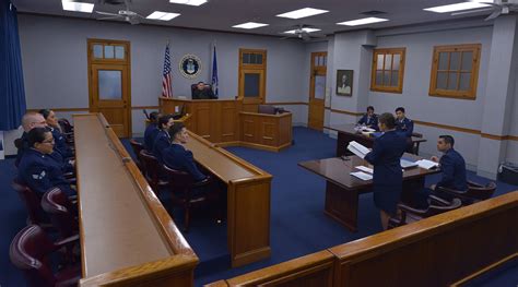 JAG Corps Attorney in Courtroom