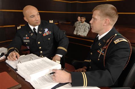 JAG Officer in a classroom