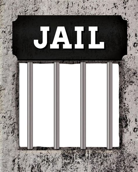 Example of a jail sign template