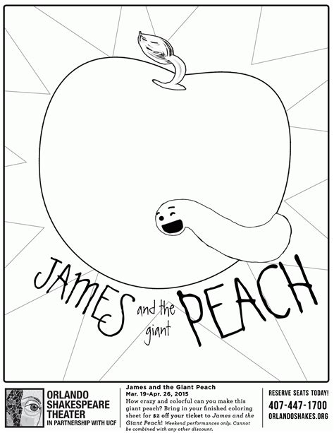 James and the Giant Peach Coloring Pages