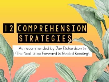 Jan Richardson Comprehension Strategies