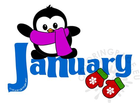 January clipart image