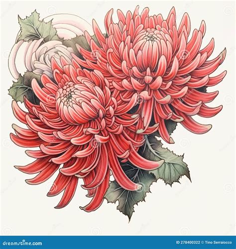 Japanese chrysanthemum tattoo