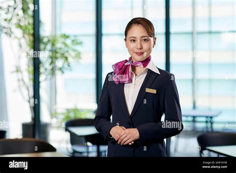 Japanese flight attendant