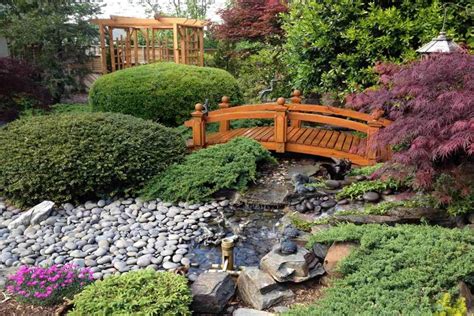 A Japanese garden design